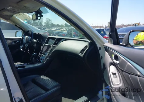 2017 Infiniti Q50 Red Sport 400 из США, поврежденный, VIN JN1FV7AP7HM851011